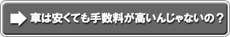 車は安くても手数料が高いんじゃないの？